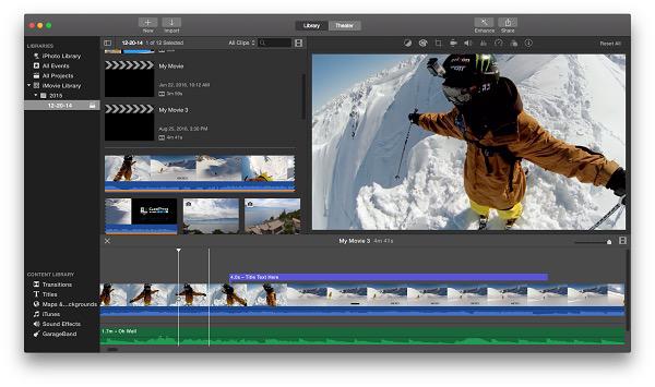 can you download titles for imovie mac os sierra